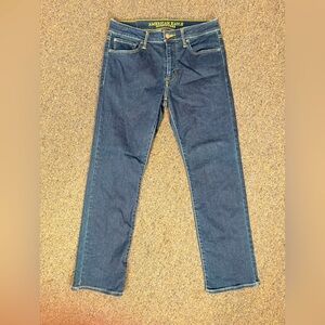American Eagle Jeans Men 31x30 Straight Active Flex Dark Wash Denim Pants
